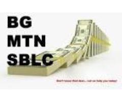 Genuine Provider for BG/SBLC(Bank Guarantee/Standby Letter of Credit)